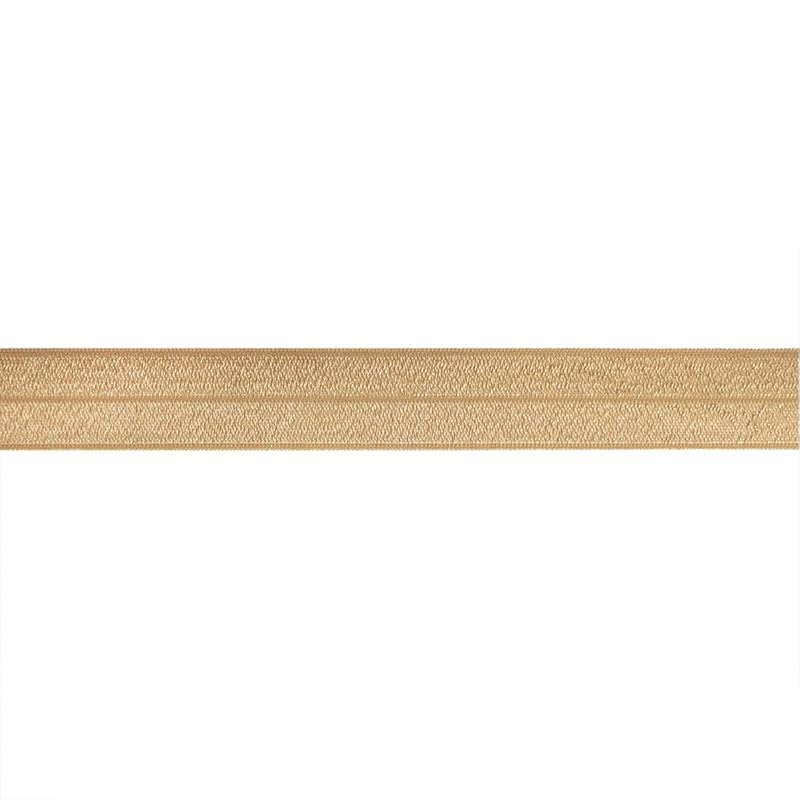 Nine Looms - Rotolo di nastro elastico per cucito, 91,4 m, 25 mm, in pizzo con volant, decorativo, per biancheria intima, biancheria intima, finiture da cucito (oro vecchio 91 anni)