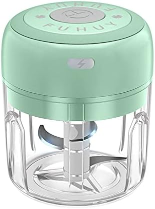 Electric Mini Vegetable Chopper, Food Chopper, Garlic Slicer Veggie, Salad, Lettuce, Onion, Chili Crusher, Tomato Dicer Chopper Cutter & Ginger Meat Mincer for Kitchen, Portable USB Chopper (250ML)