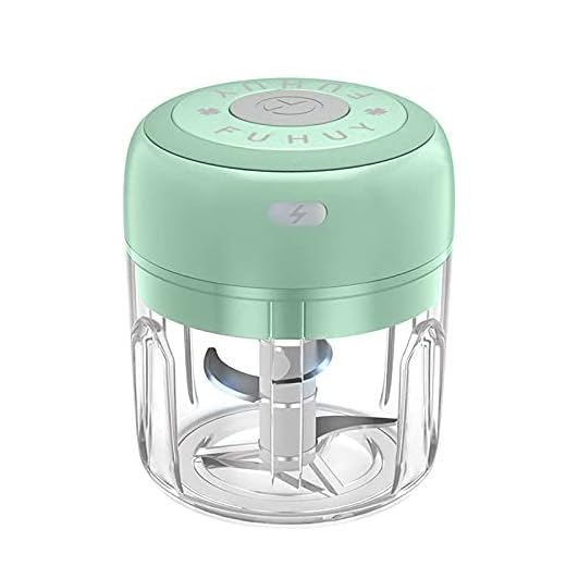 Electric Mini Vegetable Chopper, Food Chopper, Garlic Slicer Veggie, Salad, Lettuce, Onion, Chili Crusher, Tomato Dicer Chopper Cutter & Ginger Meat Mincer for Kitchen, Portable USB Chopper (250ML)