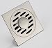 Produktbild ICTRONIX 100x100mm Bodenablauf aus Edelstahl Duschablauf Badablauf Bodenabfluss Duschablaufrinne Boden Ablauf Rinne Schlauchanschluss