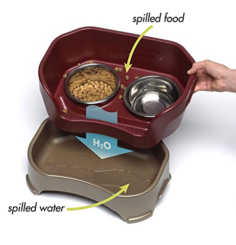 image for Neater Pet Brands Neater Feeder Deluxe Mess Proof Dog Bowls Elevated M