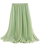 Klassischer und eleganter Chiffon Faltenrock.