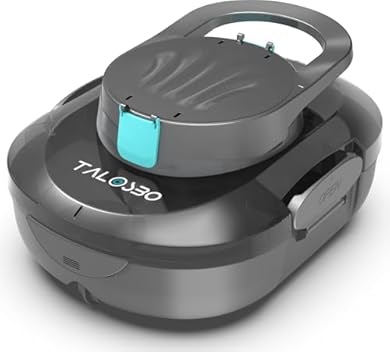 Foto di TALOSBO S1PRO (Versione 2026) Robot Piscina Senza Fili, 120 Min di Pulizia, Doppio Motore Aspiratore Piscina, Ricarica 2,5 Ore, per Piscine a Fondo Piatto fino a 100 m²