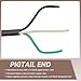 GreenProsper Industries Inc 3-Wire Appliance and Power Tool Cord, 12 ft, 14 AWG, 15A/125V AC, 1875w, Grey, 2pack