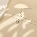 925 Sterling Silver Cross with Crown Necklace for Women Cubic Zirconia Pendant Necklaces Adjustable Choker Necklace Easter Christian Baptism Religious Christian Faith Jewelry Graduation Gifts (Silver)