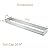 zunatu 10x2x1ft(2 Pack) Galvanized Raised Garden Bed,Outdoor Planter Box Metal Patio Kit Planting Bed for Vegetables Flowers and Succulents,Silver