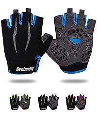 Grebarley Guantes de Ciclismo,Guantes MTB,Adecuado...: 🥇【Guantes profesionales】 Adecuado para ciclismo, MTB, descenso, ciclismo de carretera, etc. proporciona guantes diseñados para sobresalir en todos los niveles del deporte que ofrecen comodidad, protección y control de primera calidad durante el entre...