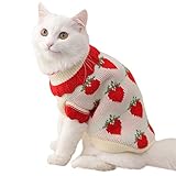 zurzur ペット服 猫 犬 小 中型犬 Tシャツ 綿製 暖か 防寒 柔らか 寝間着 可愛 通気性 タンクトップ プルオーバー 両足のペット 秋冬服 散歩 お出かけ用 おしゃれ