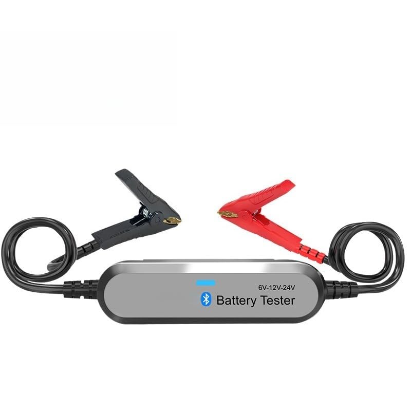 BK200, 6V-12V-24V Tester di resistenza della batteria automobilistica Bluetooth 4.0 5.0 Tester della batteria(Argento)