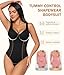 Imagen de UMIPUBO Faja Reductoras Mujer Body Reductor Adelgazante Body Moldeador Shapewear Control de Abdomen Cruz de Malla Reductora Almohadillas Extraíbles Tanga Escote en V Corsé Invisible Fajas