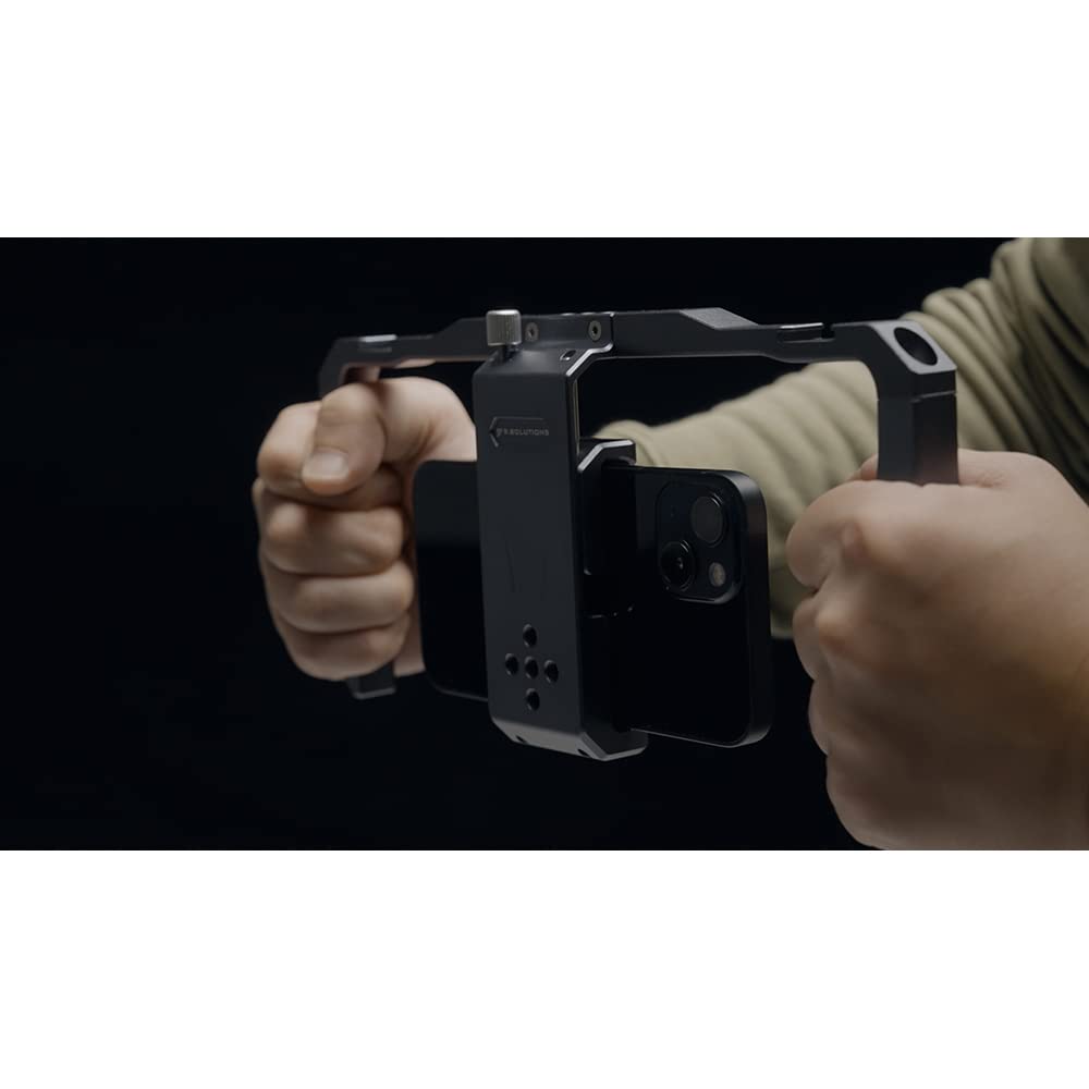 9.Solutions Smartphone Video Rig, telefono stabilizzatore video palmare kit rig per la produzione di film gabbia di vlogging per videomaker Videografo YouTube Tiktok per telefono cellulare, 9.VB5119