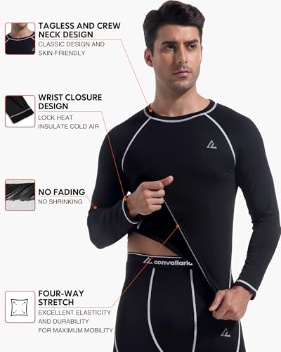 Image of Men's Thermal Underwear Long Johns Base Layer Sets