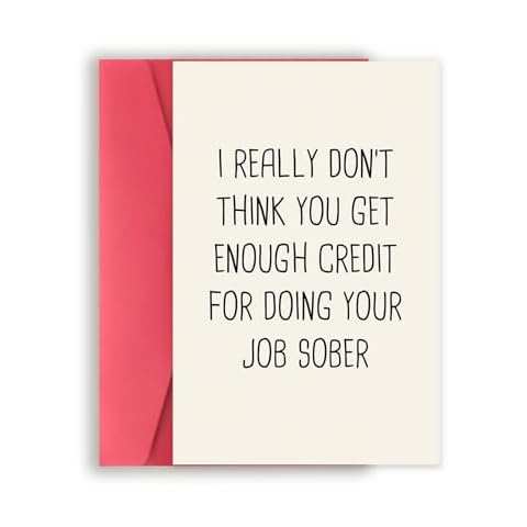 Missonemi Funny Boss Day Card Gift, Best Retirement Card Gifts for Woman Men, Just Because Card for Him Her, Heartfelt Thank You Card for Coworker Work Friend Leader Cover