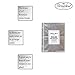 Brownlow Gifts Universal Recipe Card Refill Sheets, Clear 10-Count (Holds 40 Cards)