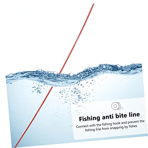 Hemoton 100 piezas cabos de pesca de acero con giratorio y snap miniatura 6