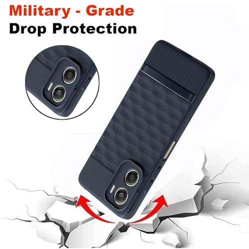Image of Shockproof Case for Motorola Moto G06 4G / G06 Power 4G | Full Camera Protection | TPU Flexible Back Cover for Motorola Moto G06 4G / G06 Power 4G (Steel Blue)