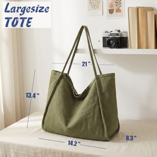 Bolso Tote Casual de Lona para Mujer ALUDAPIJU miniatura 4