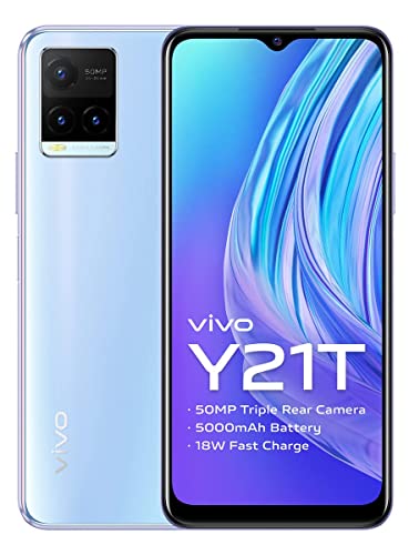 Image of Vivo Y21T (PearlWhite, 4GB RAM, 128GB ROM) Without Offers, (PD2142F Pearl White 2)