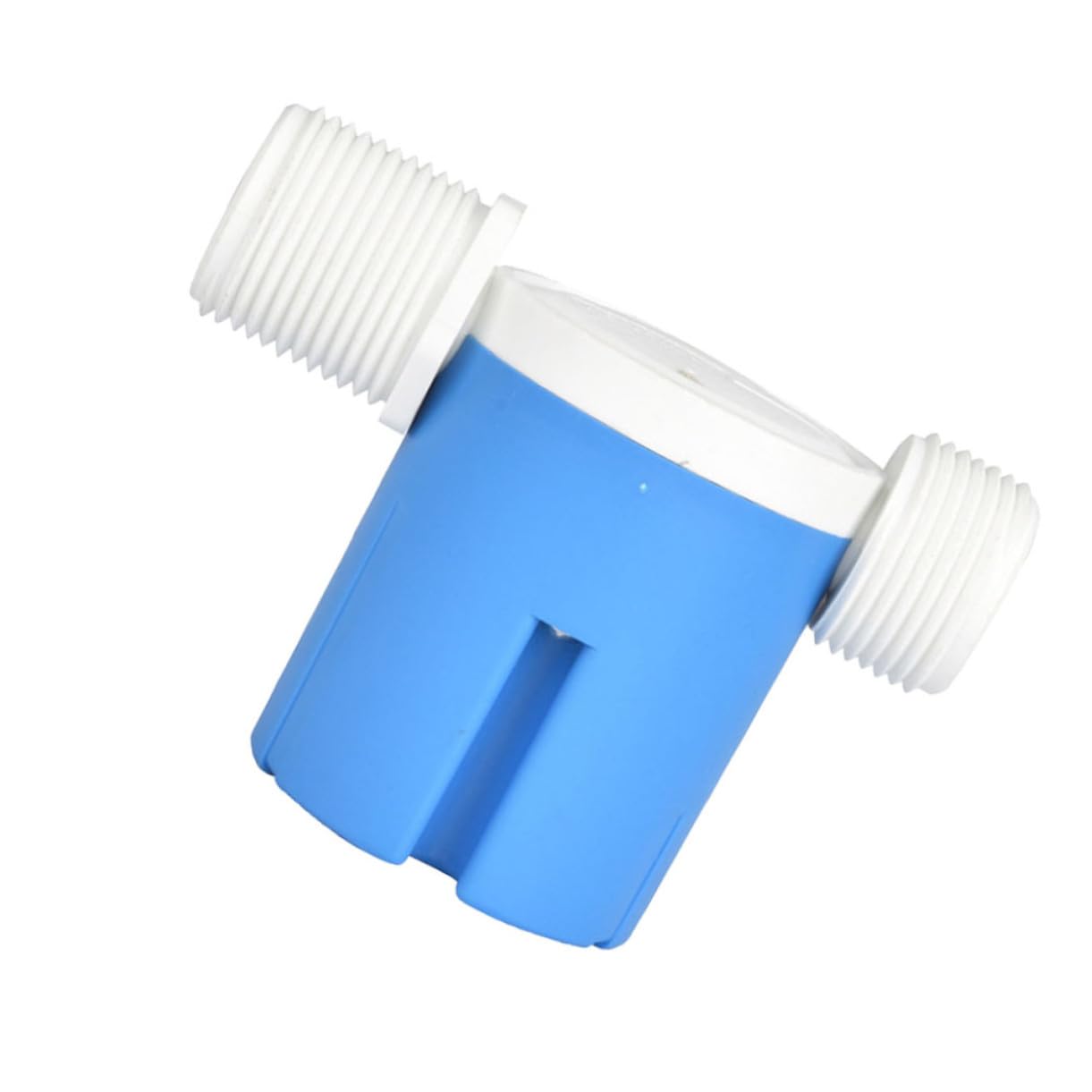 Válvula de flotador de 1 pulgada automática de plástico azul para control de nivel de agua