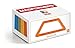 Magformers Trapezoid (12 Piece) Building Set Rainbow Colors Magnetic Building Blocks, Educational Magnetic Tiles Kit , Magnetic Construction STEM Toy Set