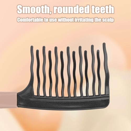 Peine desenredante dientes anchos para cabello rizado miniatura 5