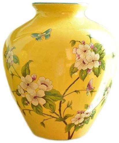 Vase en céramique antique peint fleurs style haut de gamme