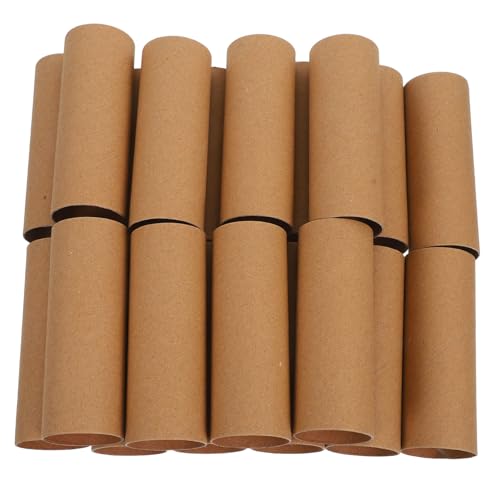 SOIMISS 20 piezas Tubos de Cartón para Manualidades Tubos Cilíndricos para Proyectos DIY Arte Escolar y Decoración Creativa