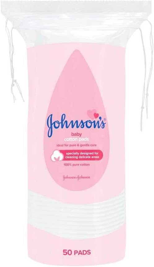 Johnson's Baby - Cotton Pads 50Pack, Pack Of 3