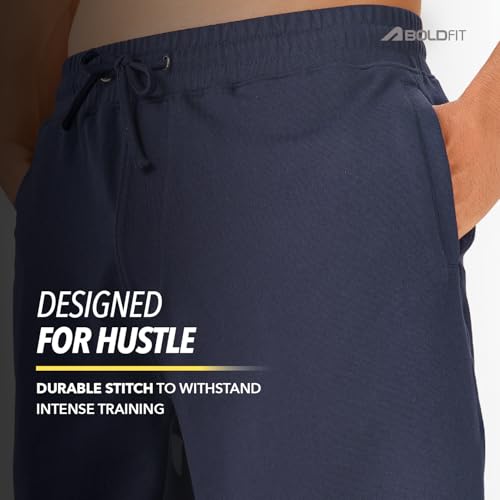 Image of Boldfit Shorts for Men Solid Men Shorts Regular Fit Gym Shorts for Men Workout Yoga Outdoor All Day Shorts for Men All Season Wear Cotton Poly Quick Dry Mens Shorts Yoga Shorts
