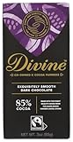DIVINE CHOCOLATE Chocolate, 85% Exquisitely Rich Dark Chocolate, 3 Oz