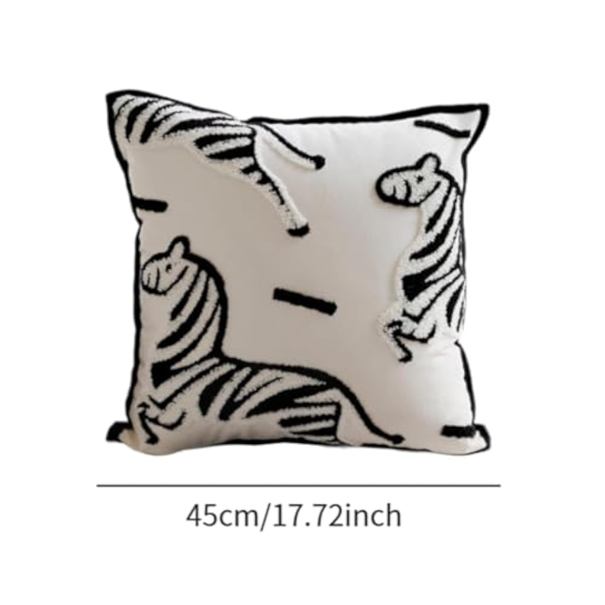 Throw Pillow Cover Zebra Vintage Pillow Case