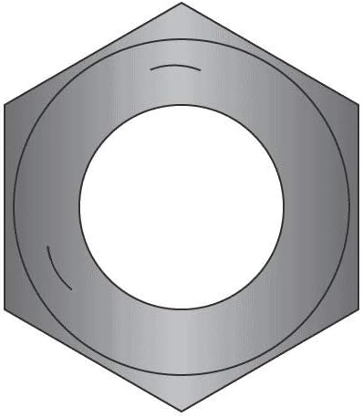 7/16"-14 Finished Hex Nuts/Grade 5 Steel/Plain (Quantity: 100)