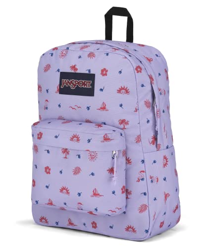 Image of JanSport SuperBreak One Backpacks - Durable, Lightweight Bag with 1 Main Compartment, Front Utility Pocket with Built-in Organizer - Premium Backpack, Lagoon Luau