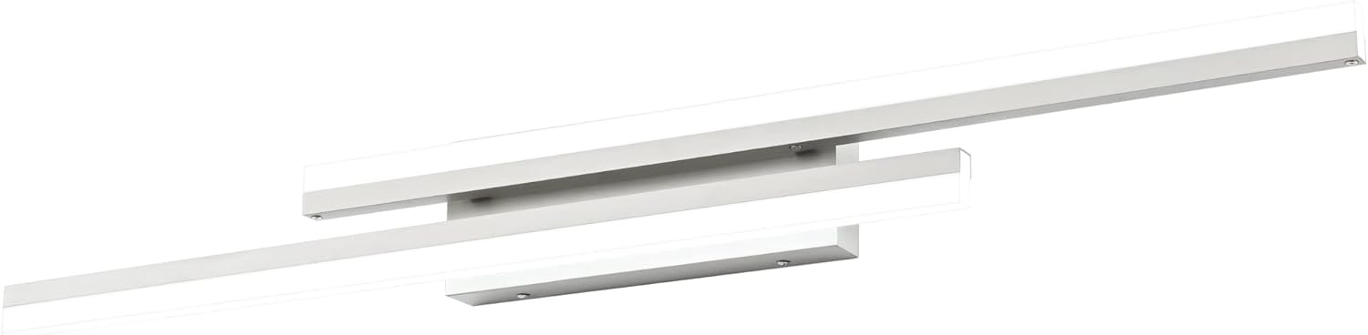 PRESDE 40" LED Bathroom Vanity Light, Modern Brushed Nickel Wall Bar Fixture Over Mirror Dimmable