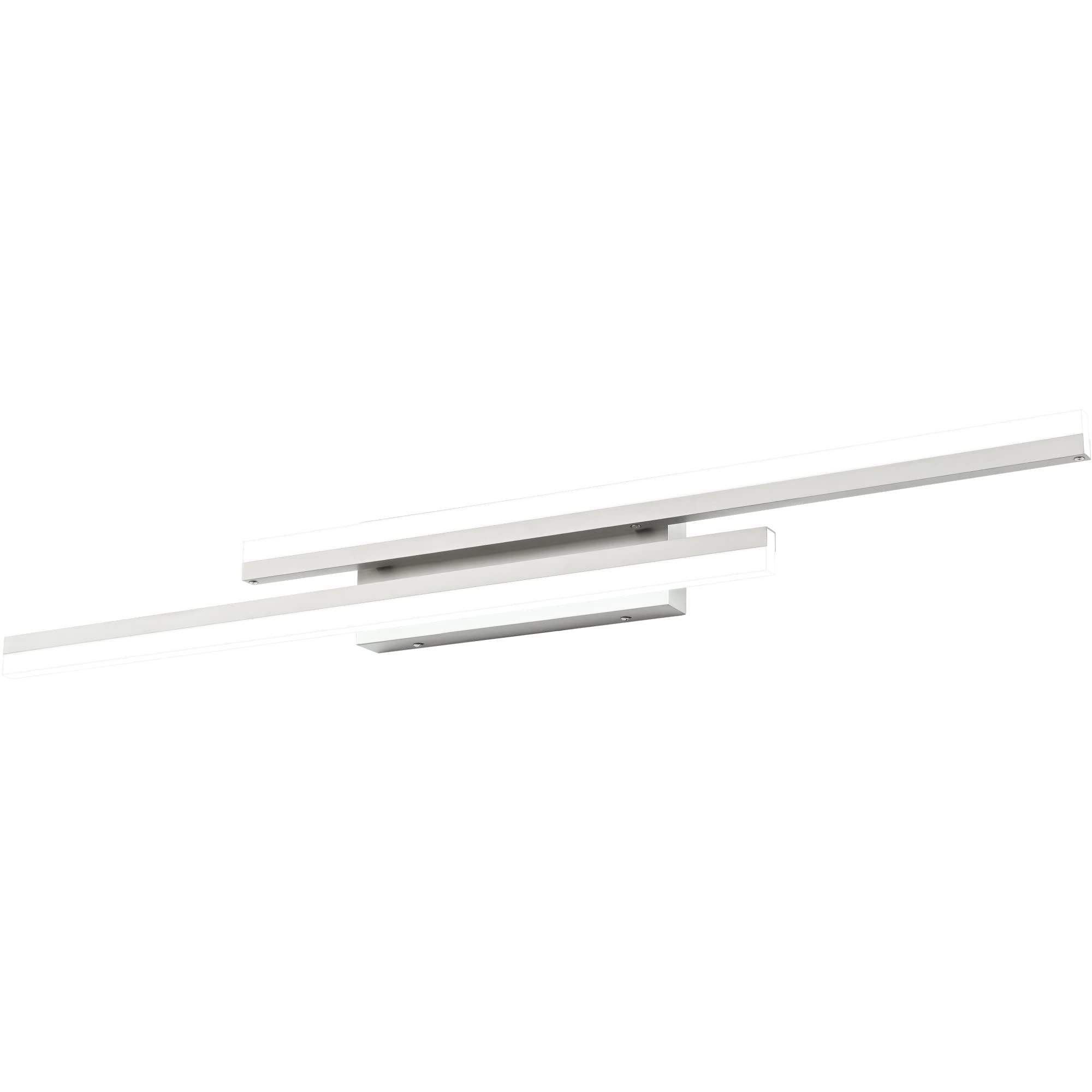 PRESDE 40" LED Bathroom Vanity Light, Modern Brushed Nickel Wall Bar Fixture Over Mirror Dimmable