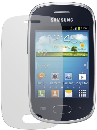 dipos I 2X Schutzfolie matt kompatibel mit Samsung Galaxy Star S5280 Folie Displayschutzfolie