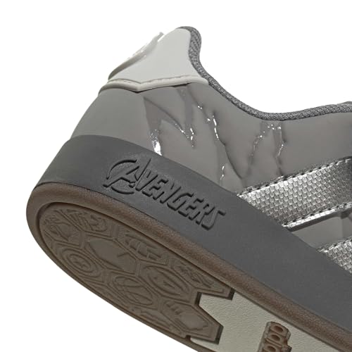 adidas Unisex Kinder Marvel Avengers Grand Court Kids Shoes, Grey Three/Silver met./Grey one, 38 EU – Ansicht 5