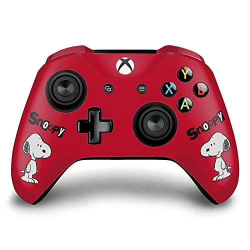 Image of Head Case Designs Officially Licensed Peanuts Snoopy Character Graphics Vinyl Sticker Gaming Skin Decal Cover Compatible With Xbox One S /X Controller