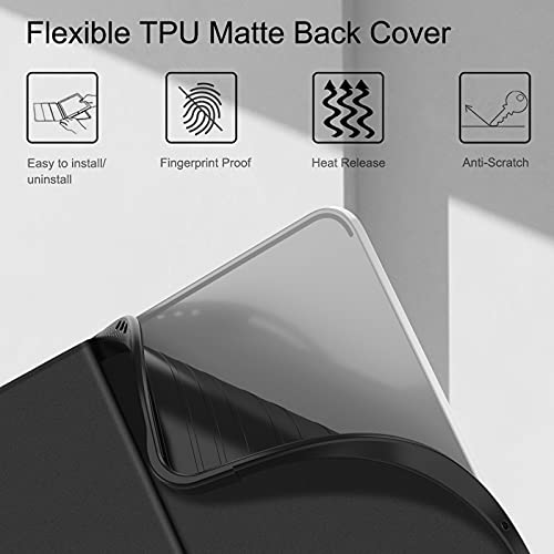 Fintie Keyboard Case For Ipad Pro 11-Inch (4Th / 3Rd Generation) 2022/2021 - Soft Tpu Back Cover With Magnetically Detachable Bluetooth Keyboard, Also Fit Ipad Pro 11" 2Nd / 1St Gen, Black #TOP5
