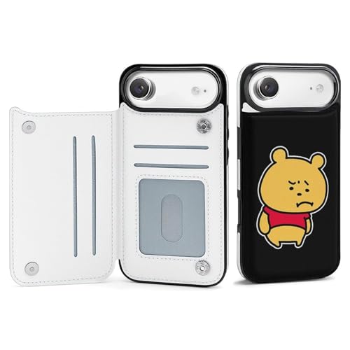 手帳型 くまのプーさん 対応 iPhone 17 Air ケース カード収納 スマホケース 財布型 携帯ケース 軽量 全面保護 スタンド機能 誕生日 プレゼント