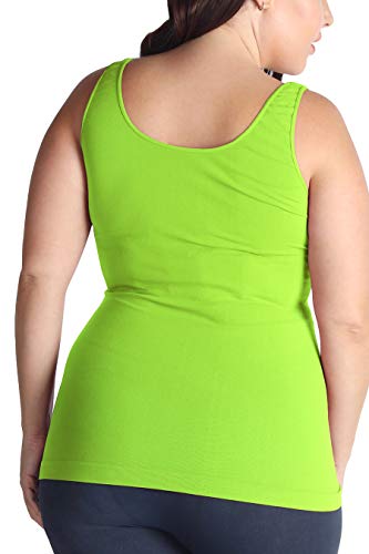 NIKIBIKI Women Seamless Premium Classic Tank Top, Made in U.S.A, Plus Size3