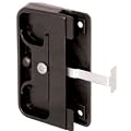 Prime-Line Products 121740 Mortise Style Screen Door Latch and Pull, Black Plastic