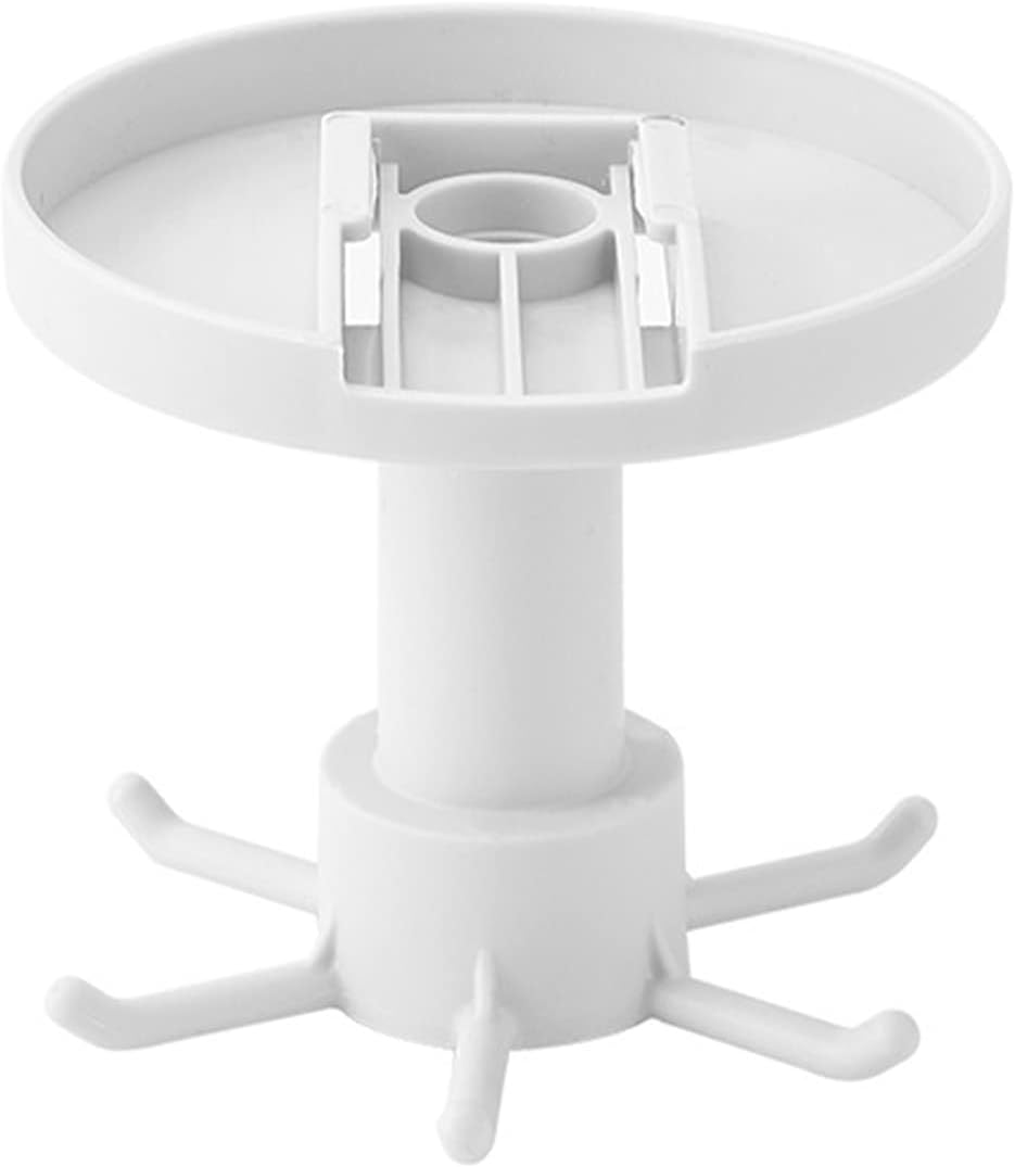 Knife Storage Hanger, Kitchenware Storage Hook Multi Purpose 360 Degree Rotating Wear Proof Punch for Household (White)