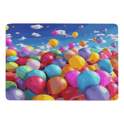 Tapis de sol en velours corail de qualité supérieure aux motifs imprimés - 2