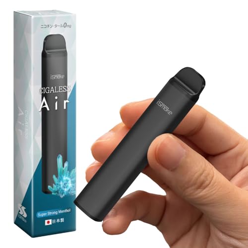 ismoke CIGALESS Air 0mg dq^oR ĝ 25000z\ VAPE e  jR` ^[ ACX[N VKX GAt[ o͒ (d 0mg, X[p[XgO\[ 1{)