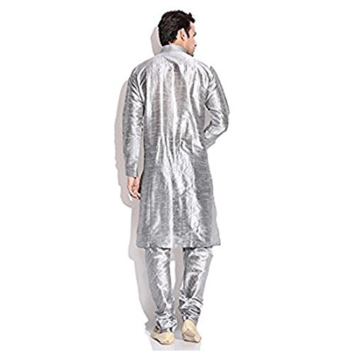 Kurta clásico premium de rayas con acabado trapecio masculino 2