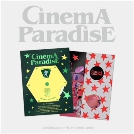 ZEROBASEONE Cinema Paradise album K-Pop avec bonus de boutique exclusif et deux versions