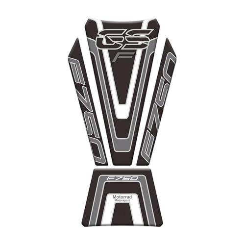 Autocollants réservoir gel 3D moto F750GS stop aux rayures de blouson et clés