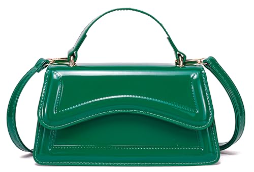 MyDearie mini purse for women trendy small crossbody bag Satchel Casual Bag Deep Green Pures for...