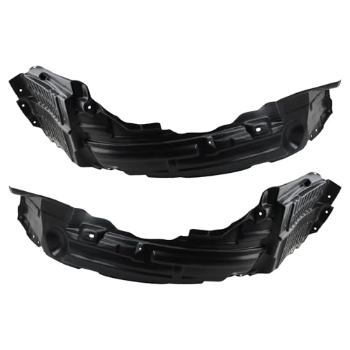 Image of TRQ Front Inner Fender Liner Set Compatible with 2010-2015 Mitsubishi Lancer MI1248131 MI1249123
